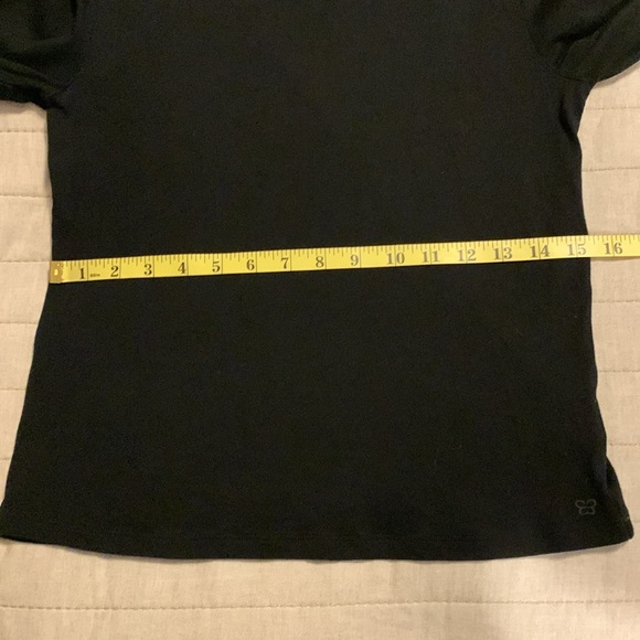 ARITZIA Sunday Best Cotton Long Sleeve Top Size XS Black - Picture 10 of 10